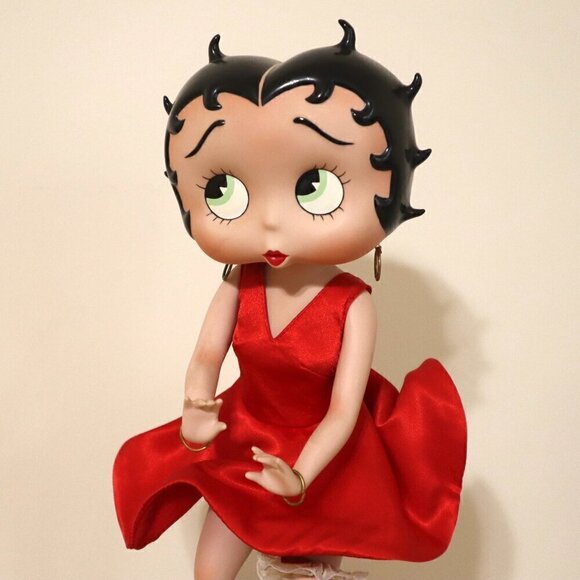 Marilyn Monroe Betty Boop Porcelain Doll Danbury Mint Collectible 16” Tall - Picture 6 of 7